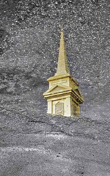 Photograph Michael Snyder Church Steeple on One Eyeland